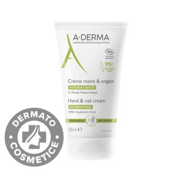 Crema hidratanta pentru maini si unghii, 50ml, A-Derma