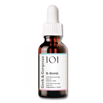 Ser cu 10% niacinamide B-Bomb, 30ml, Geek&Gorgeous
