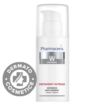 Crema de noapte anti-pigment cu efect de iluminare W, 50ml, Pharmaceris