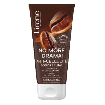 Exfoliant de corp anticelulitic cu extract de cafea No More Drama, 175g, Lirene