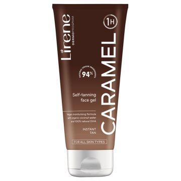 Gel pentru fata autobronzant Caramel, 75ml, Lirene