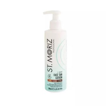 Lotiune autobronzanta pentru bronzare graduala Fast Tanning, 200ml, St. Moriz