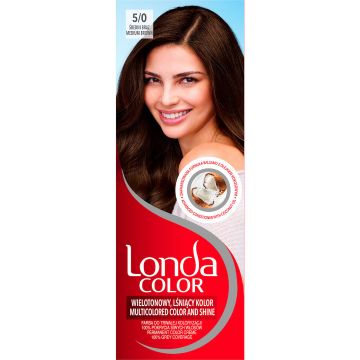 Vopsea de par permanenta 5/0 Medium Brown, 110ml, Londa