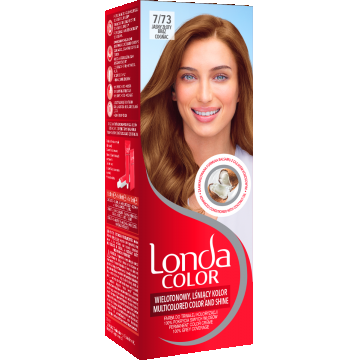Vopsea de par permanenta 7/73 Blond coniac, 110ml, Londa