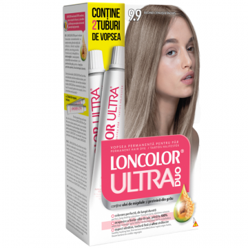 Vopsea de par permanenta Ultra Duo Max Nr. 9.9, 200ml, Loncolor