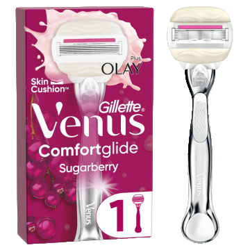 Aparat de ras pentru femei Venus ComfortGlide Sugarberry, 1 bucata, Gillette