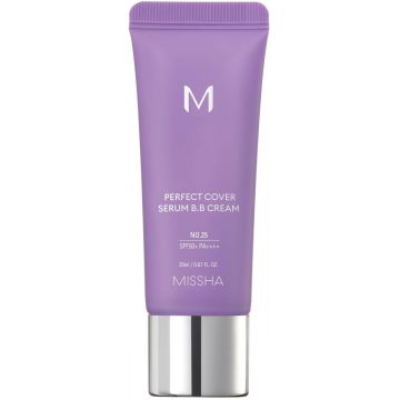 BB Cream M Perfect Cover Serum SPF 50+ 25 Bej Cald, 20ml, Missha