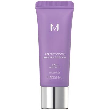 BB Cream M Perfect Cover Serum SPF 50+ 27 Bej Miere, 20ml, Missha