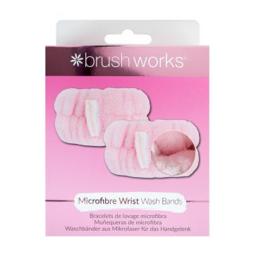 Bratari din microfibre pentru spalarea fetei, 2 bucati, Brushworks