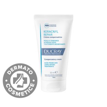 Crema hidratanta anti-imperfectiuni pentru tenul acneic Keracnyl Repair, 50ml, Ducray