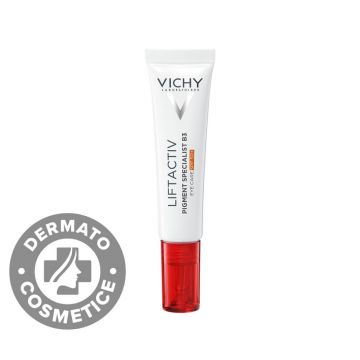 Crema pentru ingrijirea zonei ochilor LiftActiv B3 Pigment Specialist SPF50+ cu Melasyl™, 15ml, Vichy