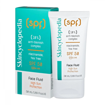 Fluid cu SPF50 pentru ten mixt gras sau predispus la imperfectiuni, 50ml, Skincyclopedia