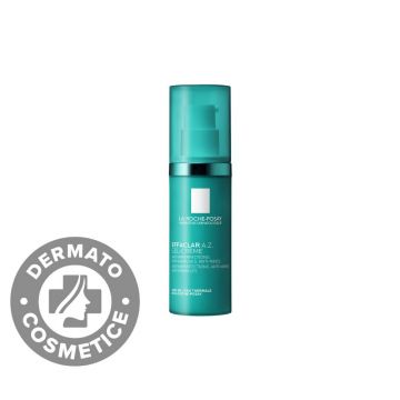 Gel-crema cu o textura usoara si o eficacitate dubla asupra imperfectiunilor si semnelor de imbatranire Effaclar A.Z., 40ml, La Roche-Posay