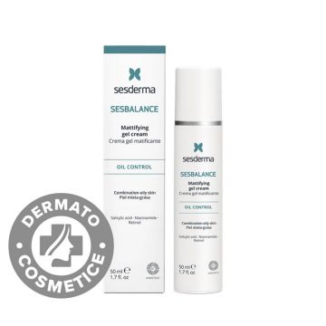 Gel-crema matifiant pentru ten mixt si gras Sesbalance, 50ml, Sesderma