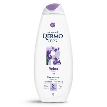 Gel de dus cu aroma de iris Relax, 750ml, Dermomed