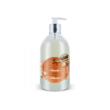 Gel de dus cu Migdale Surgras fara sapun, 500ml, Les Petites Bains de Provence