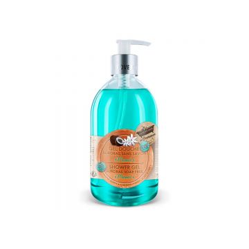 Gel de dus cu Monoi Surgras fara sapun, 500ml, Les Petites Bains de Provence