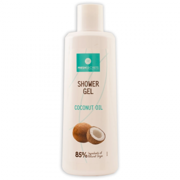 Gel de dus cu ulei de cocos, 200ml, Fresh Secrets
