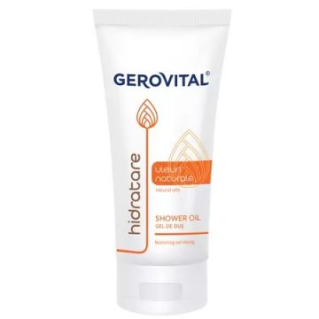 Gel de dus cu uleiuri naturale, 100ml, Gerovital