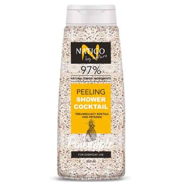 Gel de dus exfoliant cu extract de ananas Cocktail, 300ml, Natigo By Nature