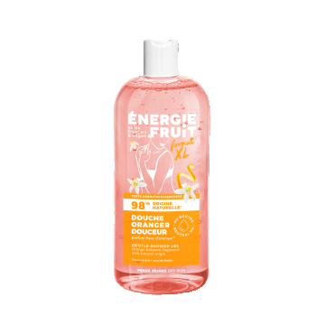 Gel de dus hidratant pentru piele uscata cu Floare de Portocal, 500ml, Energie Fruit