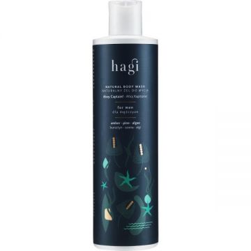 Gel de dus pentru barbati Ahoy Captain, 300ml, Hagi