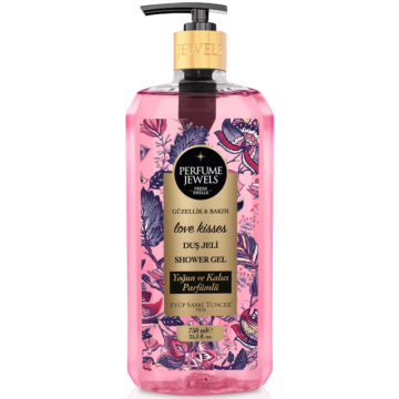 Gel de dus Perfume Jewels Love Kisses, 750ml, Eyüp Sabri Tuncer