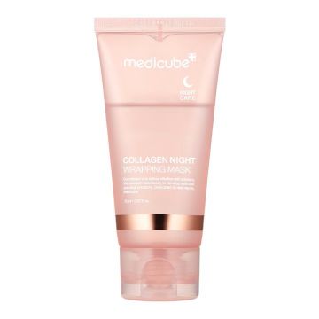 Masca de fata exfolianta de noapte Collagen Night Wrapping, 75ml, Medicube
