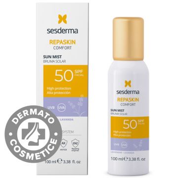 Mist cu protectie solara Repaskin Comfort Lavanda, 100ml, Sesderma