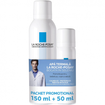 Pachet promotional Apa Thermala, 150 + 50ml, La Roche-Posay