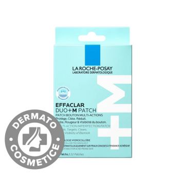 Plasturi pentru cosuri Effaclar Duo +M Patch, 22 bucati, La Roche-Posay