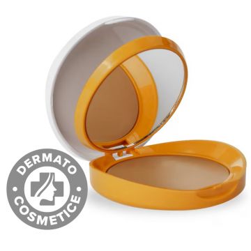 Pudra compacta fara ulei cu SPF50 nuanta Bronze Heliocare, 10g, Cantabria Labs