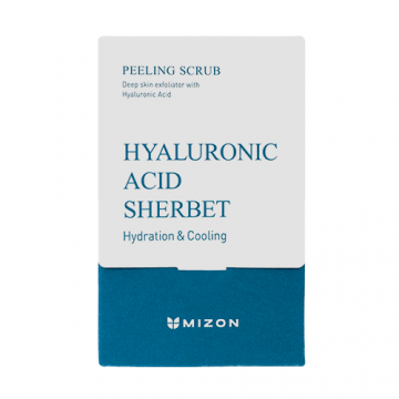 Scrub facial cu acid hialuronic si efect de peeling, 40 bucati, Mizon