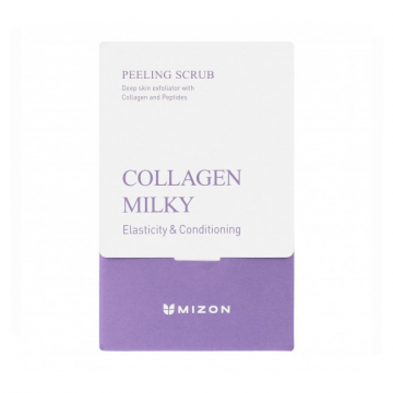 Scrub facial cu colagen si efect de peeling, 40 bucati, Mizon