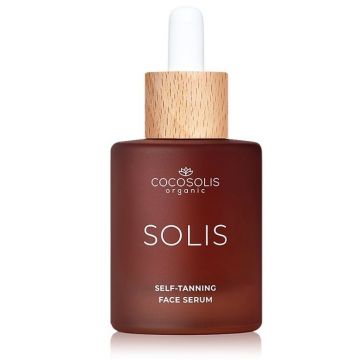 Ser autobronzant pentru fata cu acid hialuronic Self-Tanning, 50ml, Cocosolis