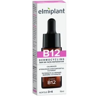 Ser de fata reparator cu Vitamina B12 Dermocycling, 15ml, Elmiplant