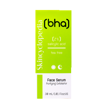Ser facial cu 2% acid salicilic + ulei arbore de ceai, 30ml, Skincyclopedia