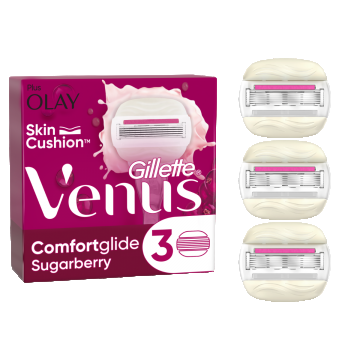 Set rezerve aparat de ras Venus ComfortGlide Sugarberry, 3 bucati, Gillette