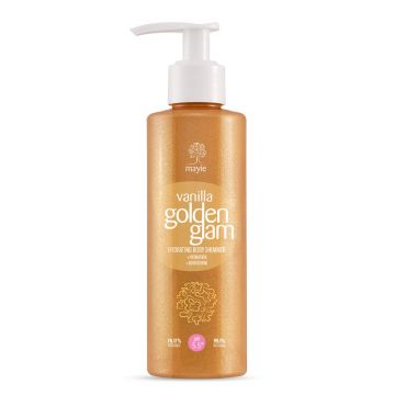 Shimmer hidratant pentru corp Vanilla Golden Glam, 200ml, Mayie