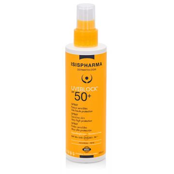 Spray cu protectie solara SPF50+ UVEBLOCK, 200ml, Isis Pharma