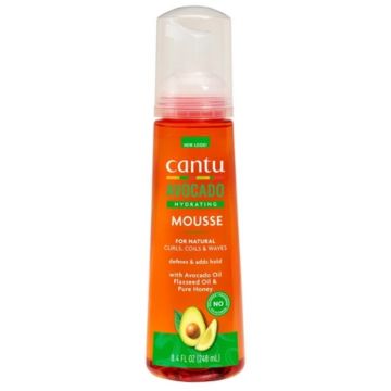 Spuma de par pentru styling cu ulei de avocado Curls Coils & Waves, 248ml, Cantu