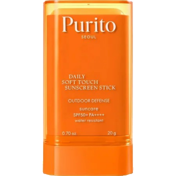 Stick pentru fata cu protectie solara SPF 50+ PA++++ Daily Soft Touch Sunscreen, 20g, Purito