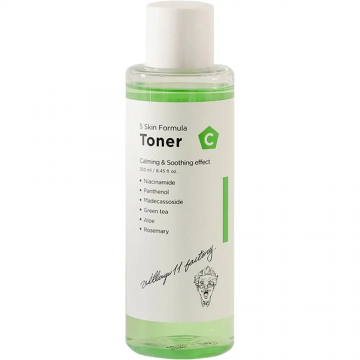 Toner calmant pentru fata C Skin Formula, 250ml, Village 11 Factory