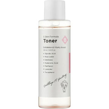 Toner exfoliant pentru fata B Skin Formula, 250ml, Village 11 Factory