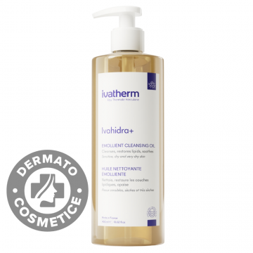 Ulei de spalare emolient Ivahidra+, 400ml, Ivatherm