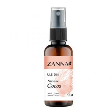 Ulei din nuca de cocos, 50ml, Zanna