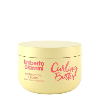 Unt pentru definirea buclelor cu ulei de Rozmarin si Biotina Strong Curls, 300ml, Umberto Giannini