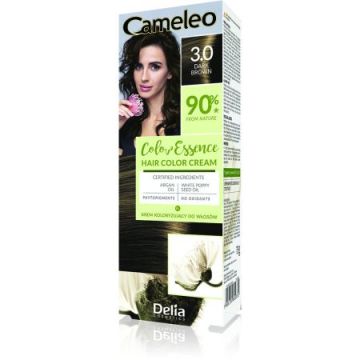 Vopsea de par Cameleo Color Essence 3.0 Dark Brown, 75g, Delia Cosmetics