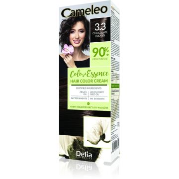 Vopsea de par Cameleo Color Essence 3.3 Chocolate Brown, 75g, Delia Cosmetics