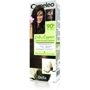 Vopsea de par Cameleo Color Essence 4.4 Spicy Brown, 75g, Delia Cosmetics